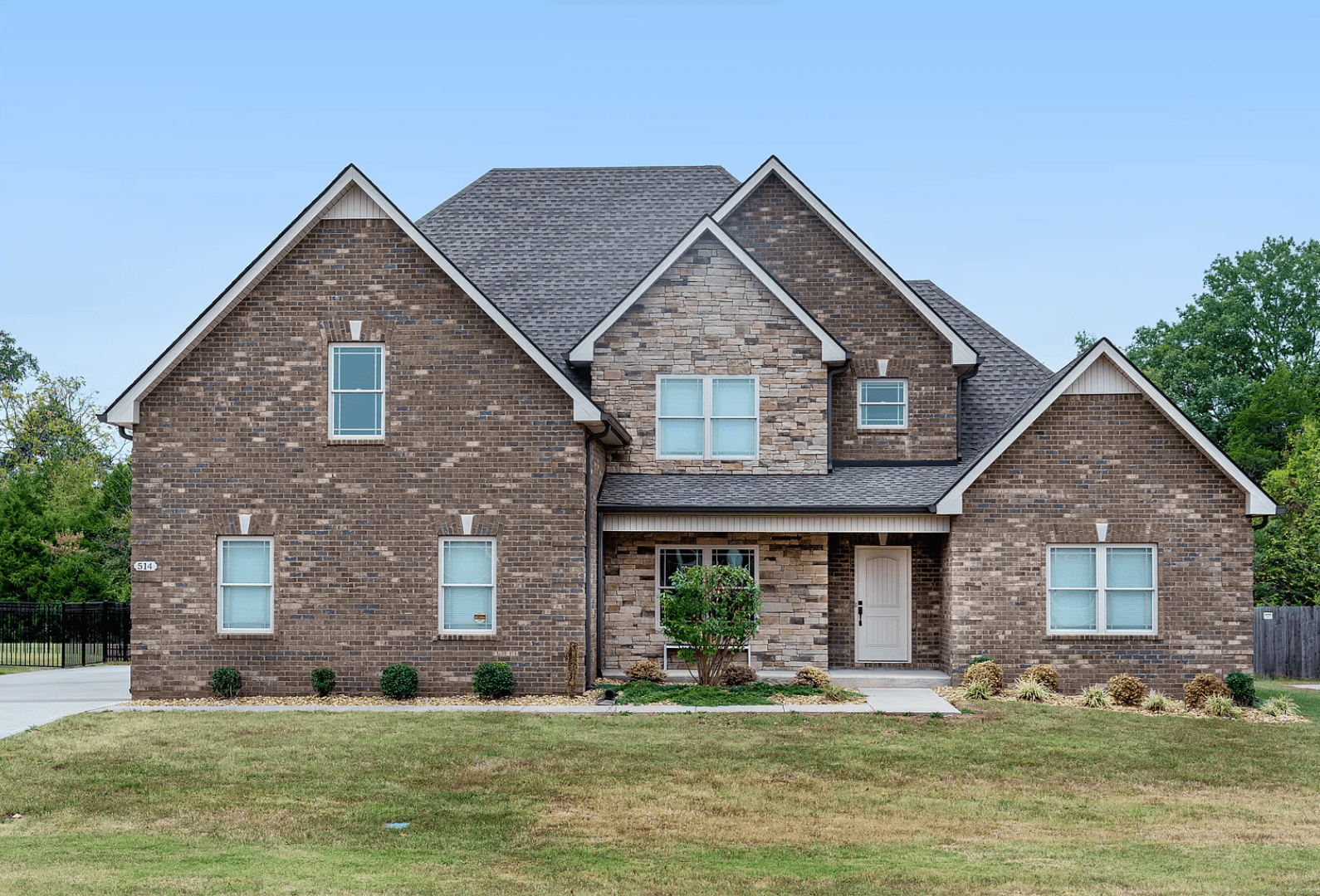 New construction house completed in 2017.